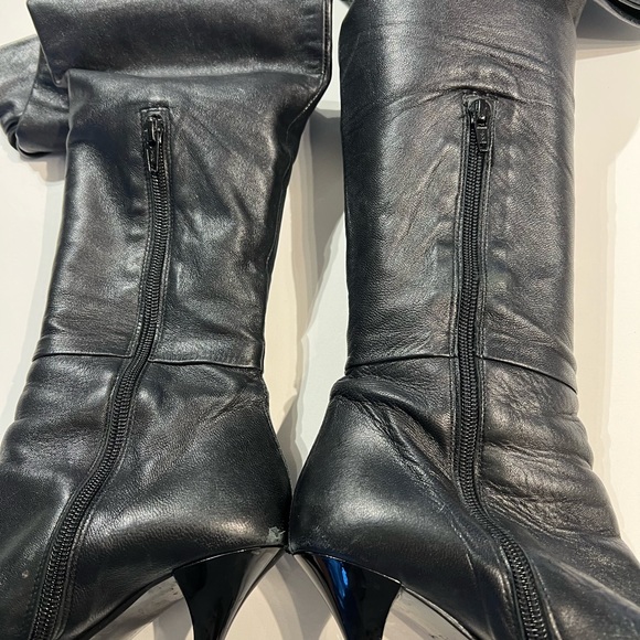 Women’s Brown’s over the knee leather boots - Picture 5 of 6